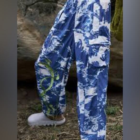 Free People Color Burst Hike Pants Size Medium - Picture 2 of 14